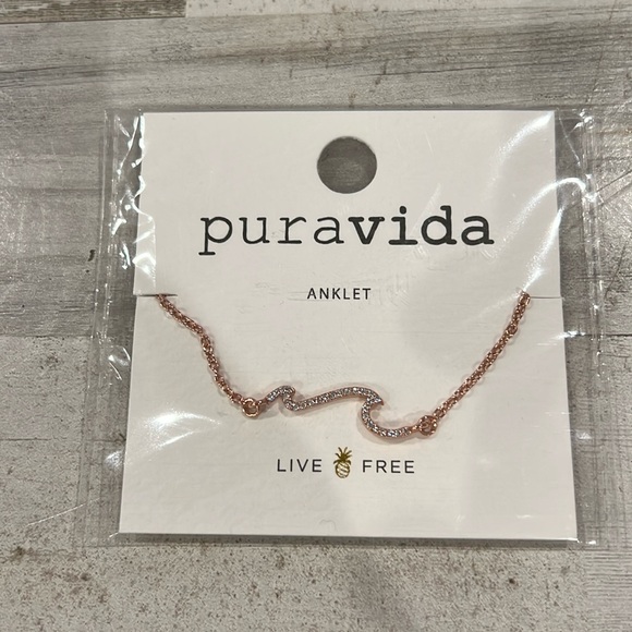 Pura Vida wave anklet - Picture 1 of 2